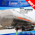 3 axles food /oil liquid/milk or water transporting Aluminum tanker semi trailer for sale